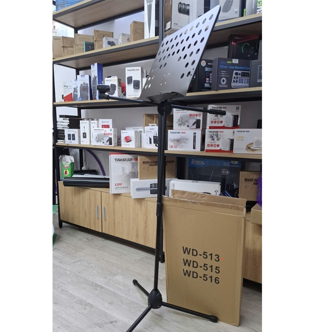 Chân đế nhạc 513 có cần gắn micro