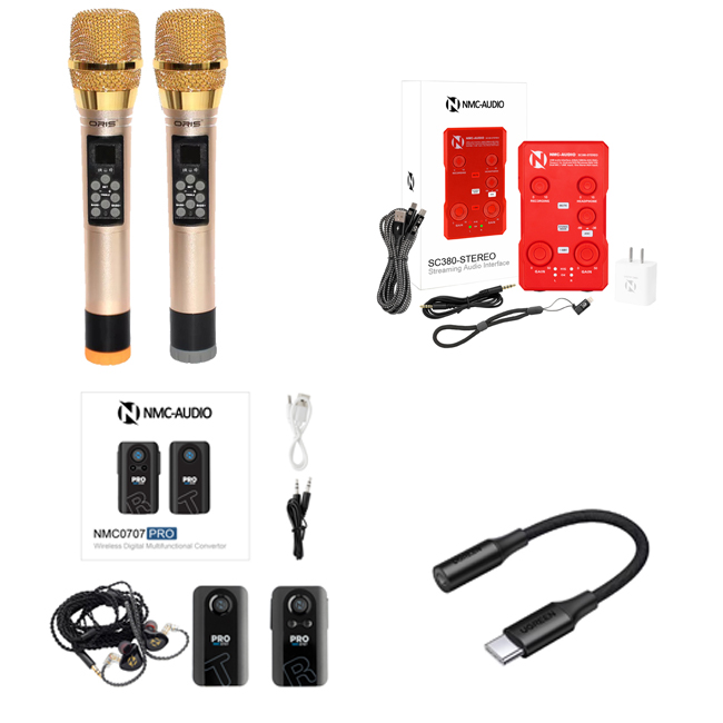 Combo Livestream Oris 213, NMC SC380 và NMC 0707 pro