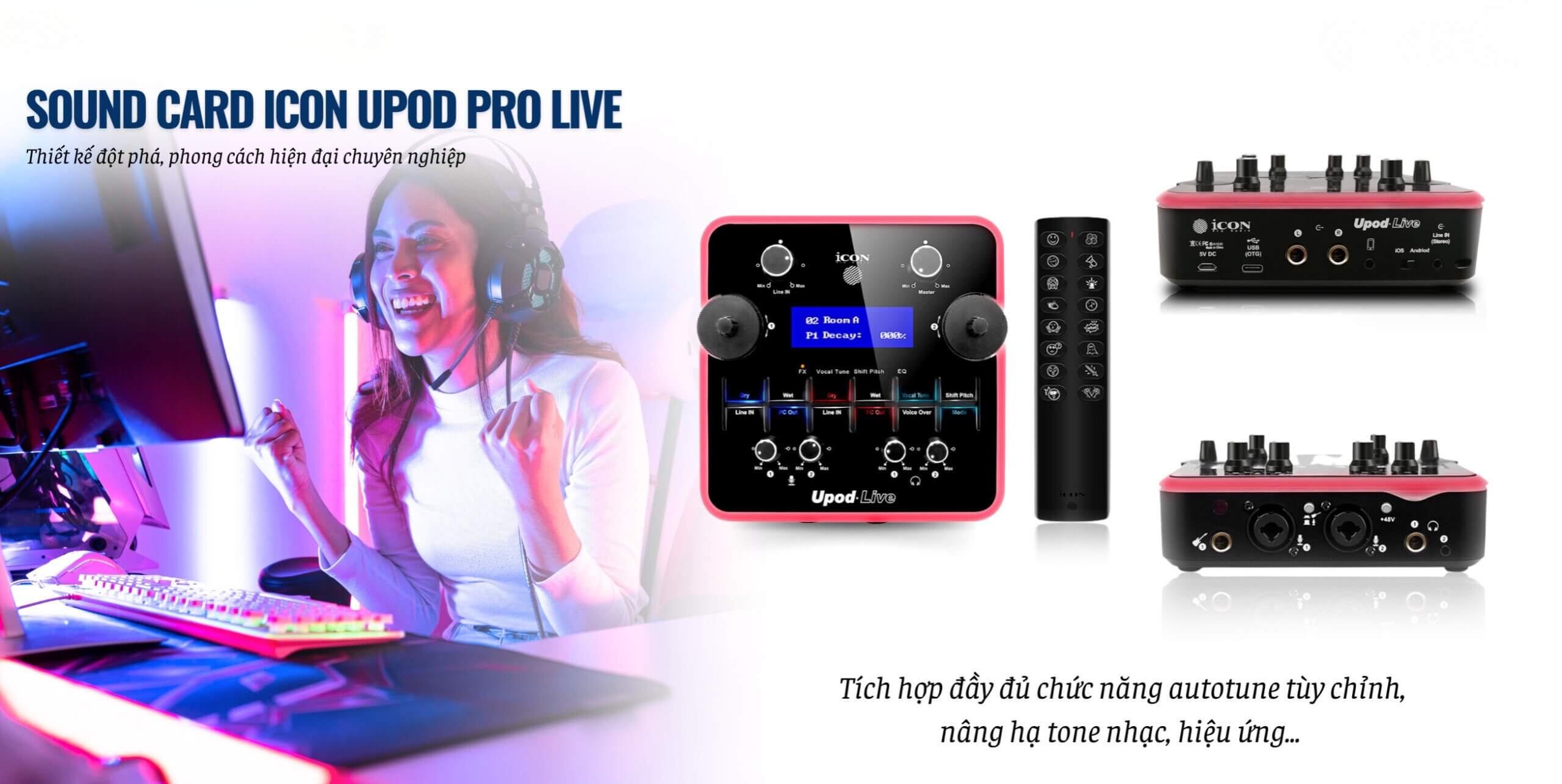 Icon Upod Live livestream tiện dụng