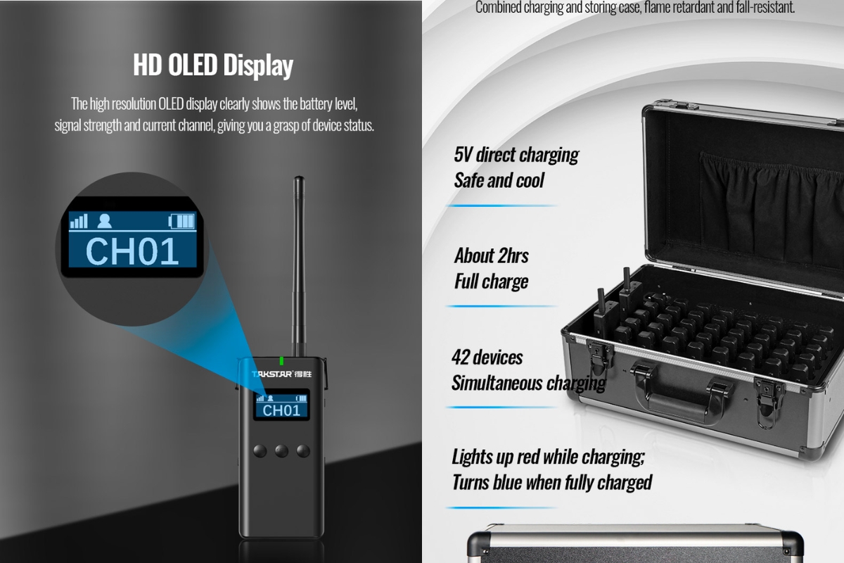 WTG 600 với màn hình OLED và pin dung lượng cao