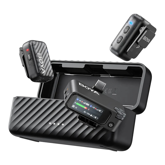 Micro không dây cài áo Boya BOYAMIC 2 (Bản combo)