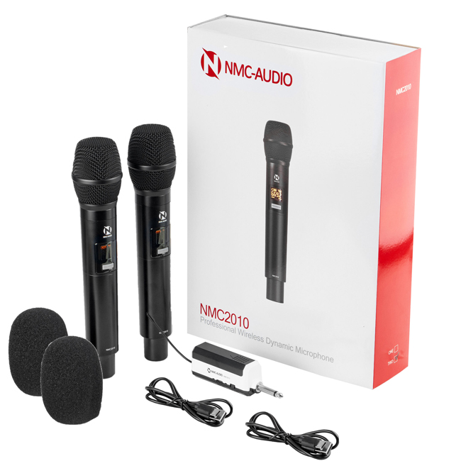Micro dynamic không dây NMC-AUDIO NMC2010 (bản 2 mic)