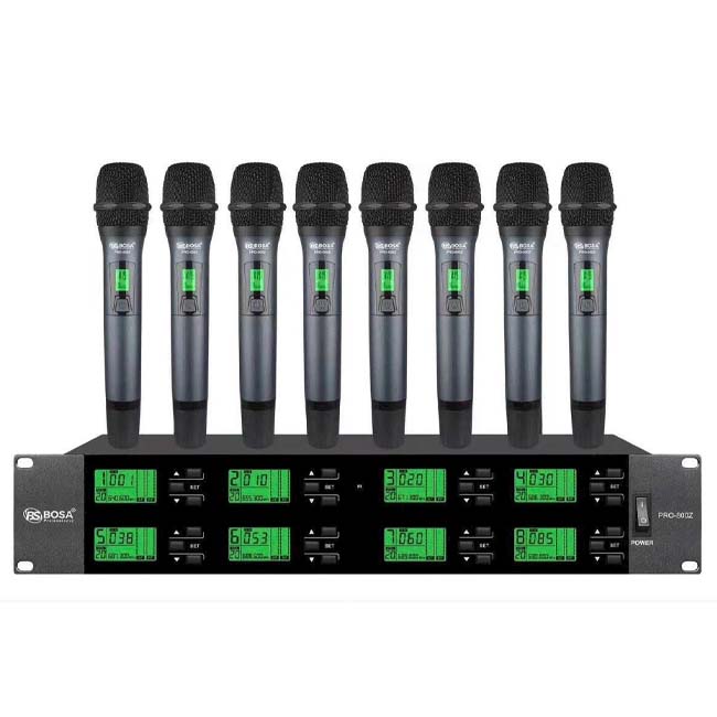 Micro hội nghị  không dây 8 mic Bosa Pro 800 Z