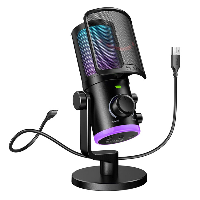 Micro FiFine AM6 Streaming Recording cổng USB