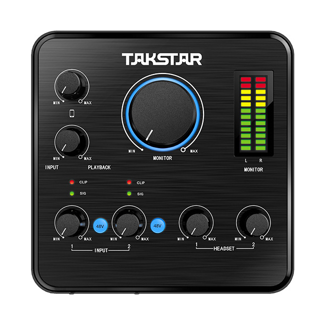 Soundcard livestream Takstar MX630