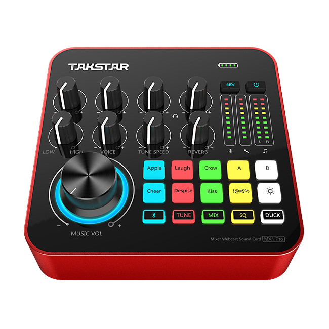 Soundcard thu âm livestream chuyên nghiệp Takstar MX1 Pro