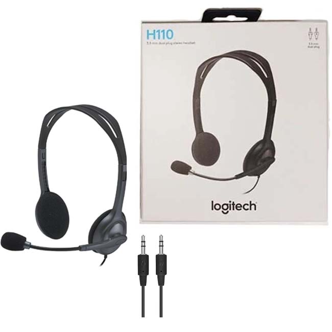 Tai Nghe Vi Tính có Mic Logitech H110