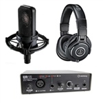 Combo Micro Audio Technica AT2050 gồm Micro, Soundcard, Tai Nghe kiểm âm