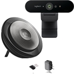 Combo Phòng Họp Trực Tuyến Webcam Brio 4K và Jabra 710
