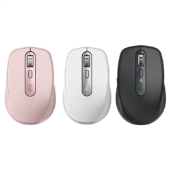 Chuột không dây Bluetooth Logitech Anywhere 3s màu hồng/xám/đen
