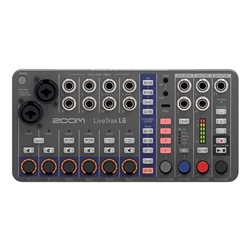 Bàn Trộn Ghi Âm Thu Âm Live Podcast ZOOM LiveTrak L6 (Hàng Order)
