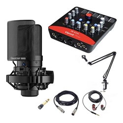 Combo Micro Takstar SM-8B gen 2  và Soundcard Upod Pro kèm phụ kiện