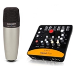 Combo Micro Thu Âm Samson C01 và Soundcard Livestream Upod Pro