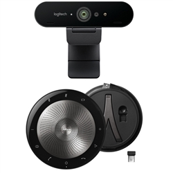 Combo Phòng Họp Trực Tuyến Webcam Brio 4K và Loa kèm micro Jabra 710MS/UC
