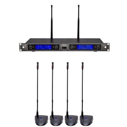 Micro cổ ngỗng không dây 4 micro Bosa KU4800