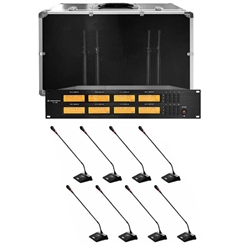 Micro hội nghị không dây 8 micro DL 888