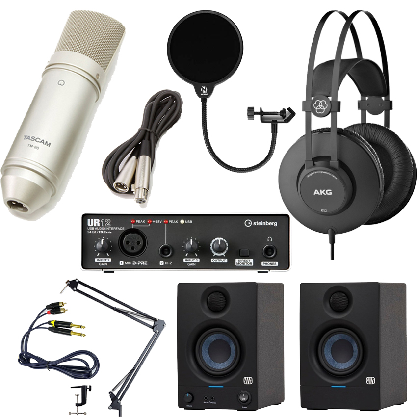avatar-Combo-thu-am-nhac-va-podcast-danh-cho-ca-nhan-micro-thu-am-tascam-tm80-tm-80-soundcard-phong-thu-Steinberg-UR12-Tai-nghe-kiem-amAKG-K52-Loa-kiem-am-presonus-Eris-3-5-Gen-2-kem-phu-kien-thong-audio