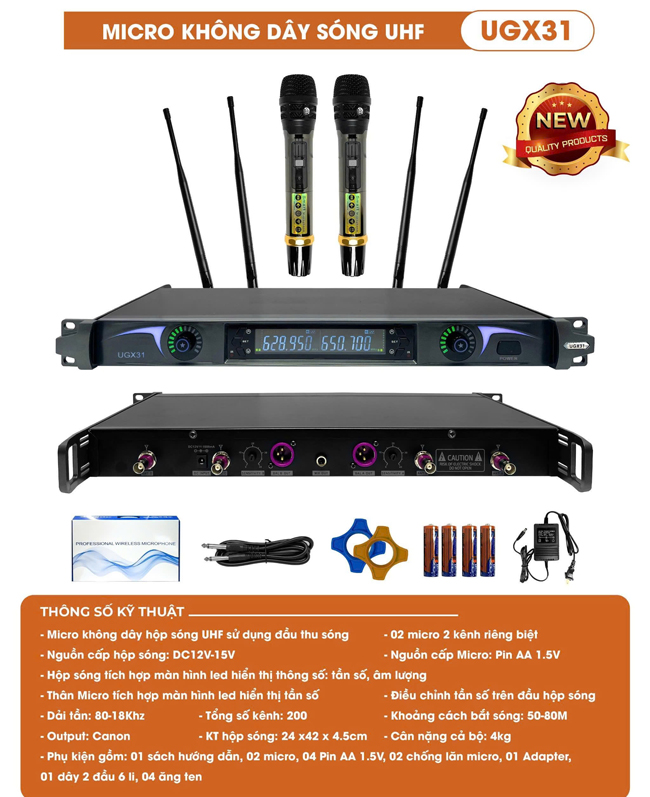 micro-khong-day-karaoke-ugx-31-bo-2-mic-khong-day-uhf-karaoke-gia-dinh-micro-cam-tay-khong-day-ugx31-thiet-bi-hoi-truong-thiet-bi-karaoke-thong-audio