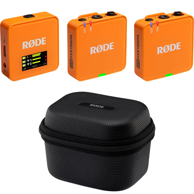 rode-charge-case-plus-pulling-out-of-bag-hop-sac-micro-rode-wireless-go-iii-go-ii-me-thong-audio-3